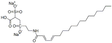 disodium 4-[2-[(1-oxooctadecadienyl)amino]ethyl] 2-sulphonatosuccinate CAS#: 65504-99-6