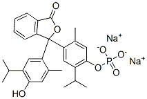 disodium 4-[3-[4-hydroxy-5-isopropyl-o-tolyl]-1-oxo-3H-isobenzofuran-3-yl]-6-isopropyl-m-tolyl phosphate CAS#: 62796-27-4