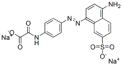 disodium [[4-[(4-amino-7-sulphonato-1-naphthyl)azo]phenyl]amino]oxoacetate CAS#: 68400-55-5