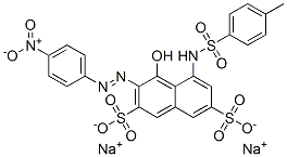 disodium 4-hydroxy-3-[(4-nitrophenyl)azo]-5-[[(p-tolyl)sulphonyl]amino]naphthalene-2,7-disulphonate CAS#: 6441-94-7