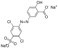 disodium 5-[(2,5-dichloro-4-sulphonatophenyl)azo]salicylate CAS#: 6527-54-4