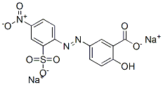 disodium 5-[(4-nitro-2-sulphonatophenyl)azo]salicylate CAS#: 6470-97-9