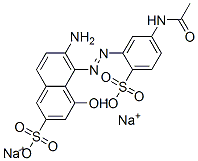 disodium 5-[(5-acetamido-2-sulphonatophenyl)azo]-6-amino-4-hydroxynaphthalene-2-sulphonate CAS#: 6360-05-0
