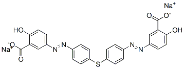 disodium 5,5'-[thiobis(p-phenyleneazo)]disalicylate CAS#: 6471-17-6