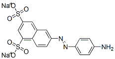disodium 6-[(4-aminophenyl)azo]naphthalene-1,3-disulphonate CAS#: 67875-26-7