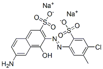 disodium 6-amino-3-[(4-chloro-5-methyl-2-sulphonatophenyl)azo]-4-hydroxynaphthalene-2-sulphonate CAS#: 68227-39-4