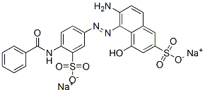 disodium 6-amino-5-[[4-(benzoylamino)-3-sulphonatophenyl]azo]-4-hydroxynaphthalene-2-sulphonate CAS#: 67875-08-5