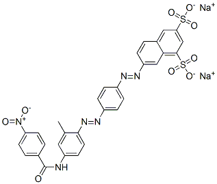 disodium 7-[[4-[[2-methyl-4-[(4-nitrobenzoyl)amino]phenyl]azo]phenyl]azo]naphthalene-1,3-disulphonate CAS#: 68084-11-7