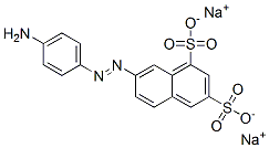 disodium 7-[(4-aminophenyl)azo]naphthalene-1,3-disulphonate CAS#: 67893-49-6