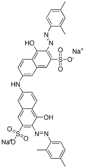 disodium 7,7'-iminobis[3-[(2,4-dimethylphenyl)azo]-4-hydroxynaphthalene-2-sulphonate] CAS#: 6420-38-8