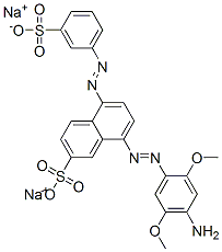 disodium 8-[(4-amino-2,5-dimethoxyphenyl)azo]-5-[(3-sulphonatophenyl)azo]naphthalene-2-sulphonate CAS#: 68214-02-8