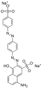 disodium 8-amino-4-hydroxy-3-[[4-[(4-sulphonatophenyl)azo]phenyl]azo]naphthalene-2-sulphonate CAS#: 68227-73-6