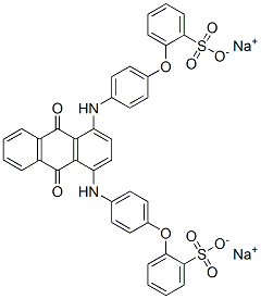 disodium [(9,10-dihydro-9,10-dioxo-1,4-anthrylene)bis(imino-4,1-phenyleneoxy)]bis(benzenesulphonate) CAS#: 70161-19-2