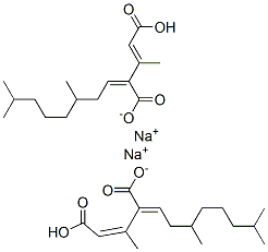 disodium (Z,E)-(.+-)-4-(3,7-dimethyloctylidene)-3-methylpent-2-en-1,5-dioate CAS#: 68516-33-6