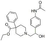 ethyl 1-[2-(4-acetamidophenyl)-2-hydroxy-ethyl]-4-phenyl-piperidine-4- carboxylate CAS#: 7146-71-6