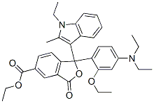 ethyl 1-[4-(diethylamino)-2-ethoxyphenyl]-1-(1-ethyl-2-methyl-1H-indol-3-yl)-1,3-dihydro-3-oxoisobenzofuran-5-carboxylate CAS#: 69898-67-5