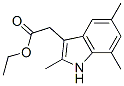 ethyl 2-(2,5,7-trimethyl-1H-indol-3-yl)acetate CAS#: 7357-49-5