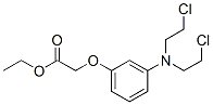 ethyl 2-[3-[bis(2-chloroethyl)amino]phenoxy]acetate CAS#: 64976-95-0