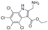 ethyl 2-(aminomethyl)-4,5,6,7-tetrachloro-1H-indole-3-carboxylate CAS#: 65047-98-5