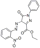 ethyl 4,5-dihydro-4-[(2-nitrophenyl)azo]-5-oxo-1-phenyl-1H-pyrazole-3-carboxylate CAS#: 68213-91-2