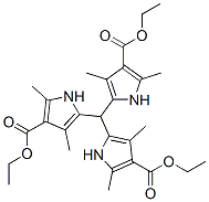 ethyl 5-[bis(4-ethoxycarbonyl-3,5-dimethyl-1H-pyrrol-2-yl)methyl]-2,4- dimethyl-1H-pyrrole-3-carboxylate CAS#: 67087-19-8