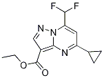 ethyl 5-cyclopropyl-7-(difluoromethyl)pyrazolo[1,5-a]pyrimidine-3-carboxylate CAS#: 512825-94-4