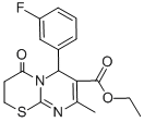ethyl 6-(3-fluorophenyl)-8-methyl-4-oxo-3,4-dihydro-2H,6H-pyrimido[2,1-b][1,3]thiazine-7-carboxylate CAS#: 618075-73-3