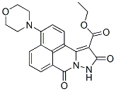 ethyl 9,10-dihydro-3-morpholin-4-yl-7,10-dioxo-7H-benzo[de]pyrazolo[5,1-a]isoquinoline-11-carboxylate CAS#: 68399-98-4