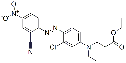 ethyl N-[3-chloro-4-[(2-cyano-4-nitrophenyl)azo]phenyl]-N-ethyl-beta-alaninate CAS#: 6464-90-0