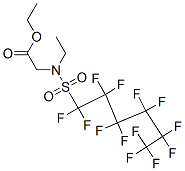 ethyl N-ethyl-N-[(tridecafluorohexyl)sulphonyl]glycinate CAS#: 68957-53-9