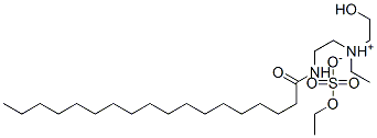 ethyl(2-hydroxyethyl)[2-(stearoylamino)ethyl]ammonium ethyl sulphate CAS#: 68957-51-7