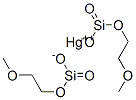 hydrogen  [metasilicato(2-)-O](2-methoxyethyl)mercurate(1-) CAS#: 64491-92-5