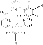 (iridiuM(III) bis[5-cyano-4-fluorophenyl)pyridinato-N,C2`]picolinate) CAS#: 665005-28-7