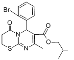 isobutyl 6-(2-bromophenyl)-8-methyl-4-oxo-3,4-dihydro-2H,6H-pyrimido[2,1-b][1,3]thiazine-7-carboxylate CAS#: 609794-68-5