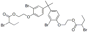 (isopropylidene)bis[(2-bromo-p-phenylene)oxyethylene] bis(2-bromobutyrate) CAS#: 65581-16-0