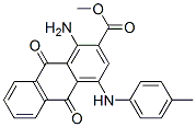 methyl 1-amino-9,10-dihydro-4-[(4-methylphenyl)amino]-9,10-dioxoanthracene-2-carboxylate CAS#: 64862-95-9