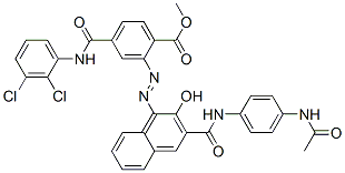 methyl 2-[[3-[[[4-(acetylamino)phenyl]amino]carbonyl]-2-hydroxy-1-naphthyl]azo]-4-[[(2,3-dichlorophenyl)amino]carbonyl]benzoate CAS#: 64484-88-4