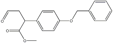 methyl 2-(4-(benzyloxy)phenyl)-4-oxobutanoate CAS#: 634196-85-3