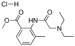 methyl 2-[[(diethylamino)acetyl]amino]-3-methylbenzoate monohydrochloride CAS#: 7210-92-6