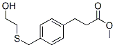 methyl 3-[4-(2-hydroxyethylsulfanylmethyl)phenyl]propanoate CAS#: 7150-98-3