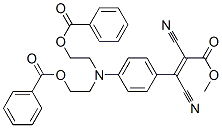 methyl 3-[4-[bis[2-(benzoyloxy)ethyl]amino]phenyl]-2,3-dicyanoacrylate CAS#: 63175-24-6