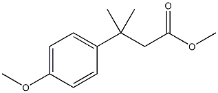 methyl 3-(4-methoxyphenyl)-3-methylbutanoate CAS#: 67437-37-0