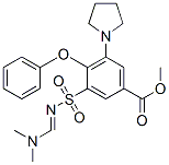 methyl 3-[[[(dimethylamino)methylene]amino]sulphonyl]-4-phenoxy-5-(1-pyrrolidinyl)benzoate CAS#: 60376-76-3