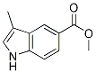 methyl 3-methyl-1H-indole-5-carboxylate CAS#: 588688-33-9