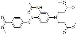 methyl 4-[[2-(acetylamino)-4-[bis(3-methoxy-3-oxopropyl)amino]phenyl]azo]benzoate CAS#: 61038-97-9