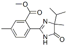 methyl 5-methyl-2-(4-methyl-5-oxo-4-propan-2-yl-1H-imidazol-2-yl)benzo ate CAS#: 69969-62-6