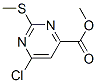 methyl 6-chloro-2-methylsulfanyl-pyrimidine-4-carboxylate CAS#: 6311-74-6