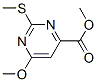 methyl 6-methoxy-2-methylsulfanyl-pyrimidine-4-carboxylate CAS#: 7249-19-6