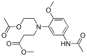methyl N-[2-acetoxyethyl]-N-[5-(acetylamino)-2-methoxyphenyl]-beta-alaninate CAS#: 65059-88-3