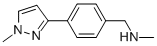 n-methyl-4-(1-methyl-1h-pyrazol-3-yl)benzylamine CAS#: 179873-47-3